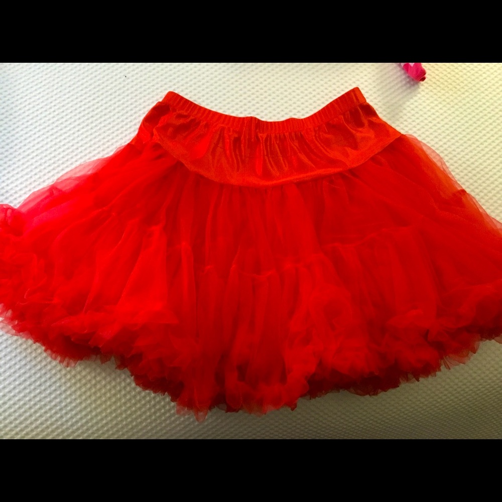 Hell Bunny Red Crinoline Skirt